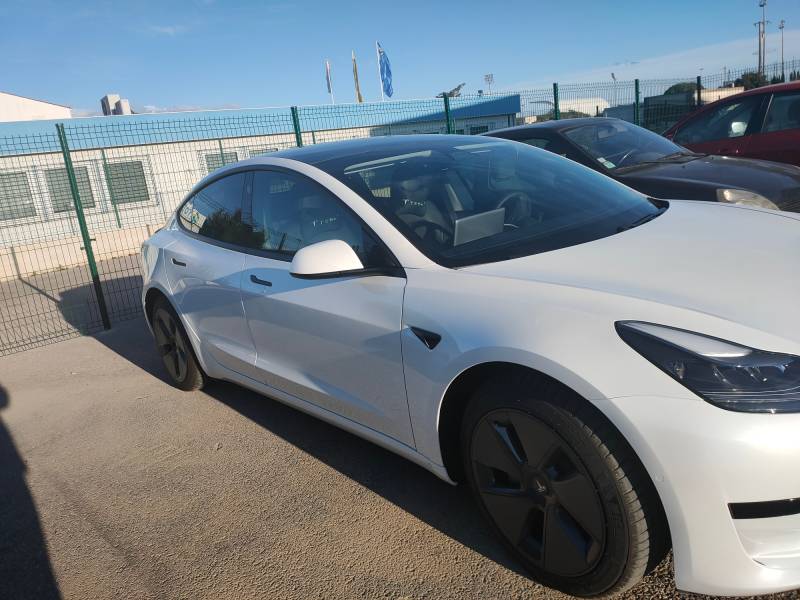 vitres teintee sur tesla model 3 complete a istres