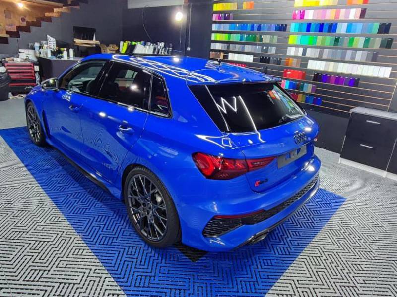 Covering de protection sur une audi RS3