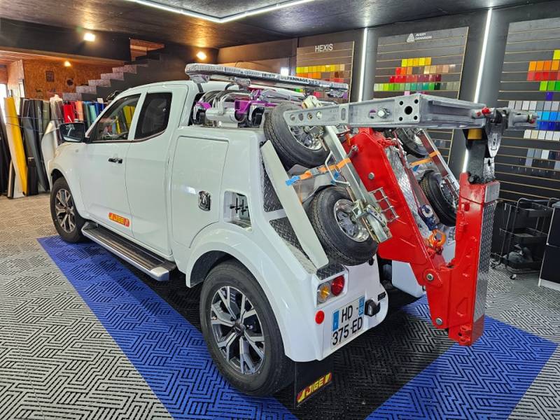 Covering marquage publicitaire sur dépanneuse à Fos sur Mer en région Paca