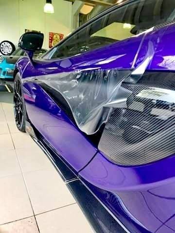 Covering de protection PPF xpel garanti 10 ans sur voiture de luxe McLaren 600LT au Luxembourg