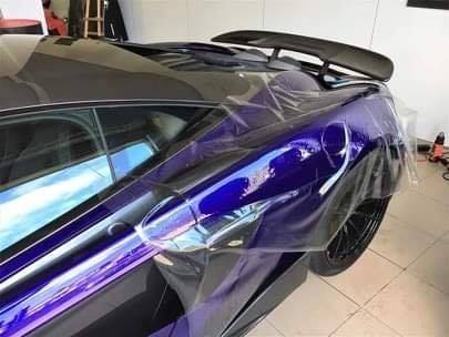 Covering de protection PPF xpel garanti 10 ans sur voiture de luxe McLaren 600LT au Luxembourg