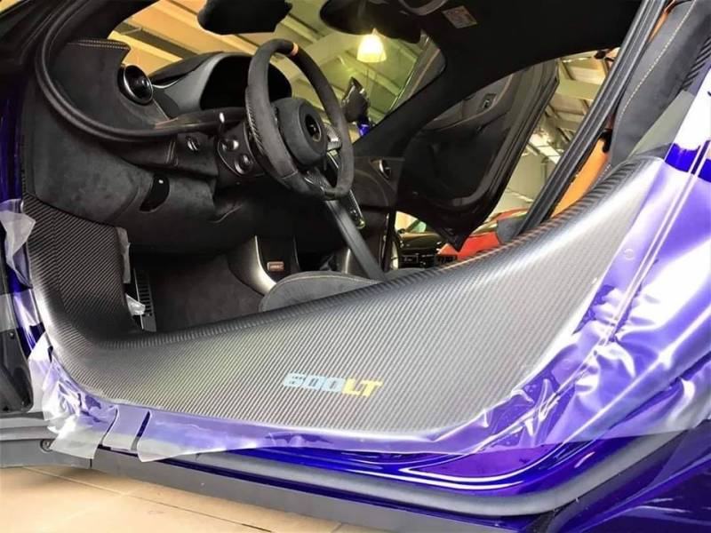 Covering de protection PPF xpel garanti 10 ans sur voiture de luxe McLaren 600LT au Luxembourg