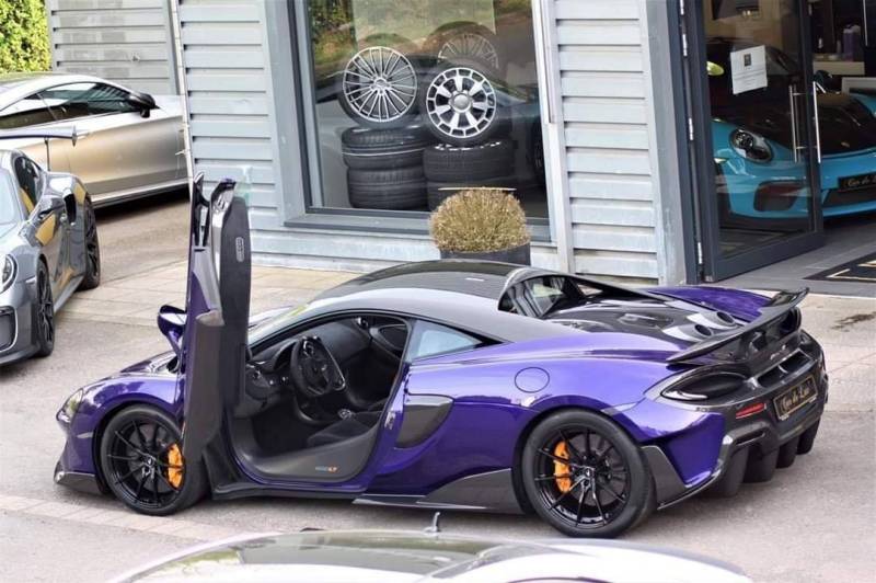 Covering de protection PPF xpel garanti 10 ans sur voiture de luxe McLaren 600LT au Luxembourg