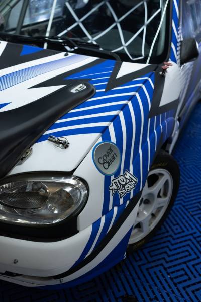 Covering Rallye saxo
