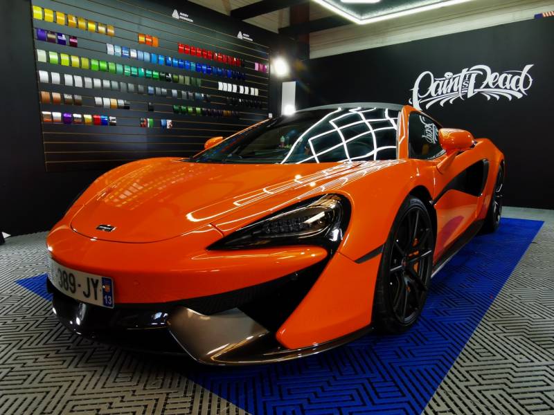 Covering sur McLaren 570s a Fos sur mer dans les Bouches du Rhône