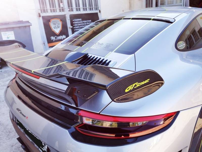 Covering de protection ppf porsche teckart