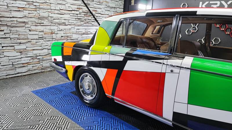 Covering Rolls Royce Silver Shadow