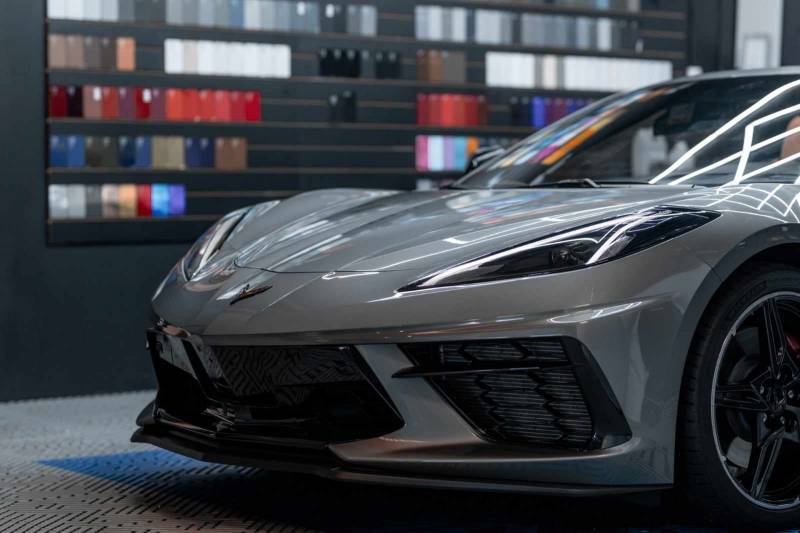 Covering de protection sur chevrolet corvette C8