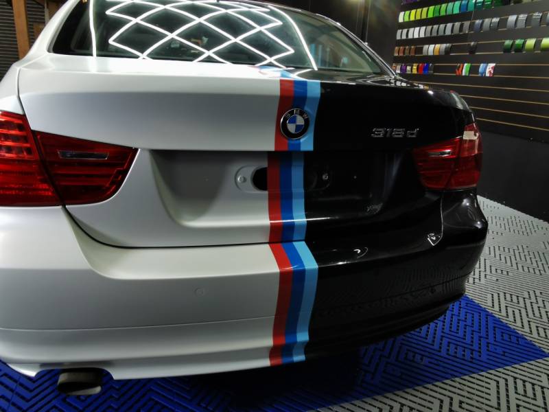 covering bi ton sur BMW a Avignon pres de senas en région paca