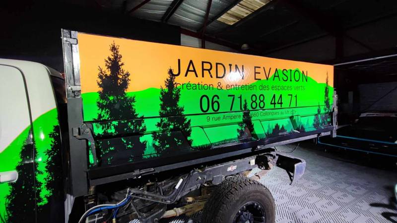 Covering Marquage Publicitaire sur Dodge Ram